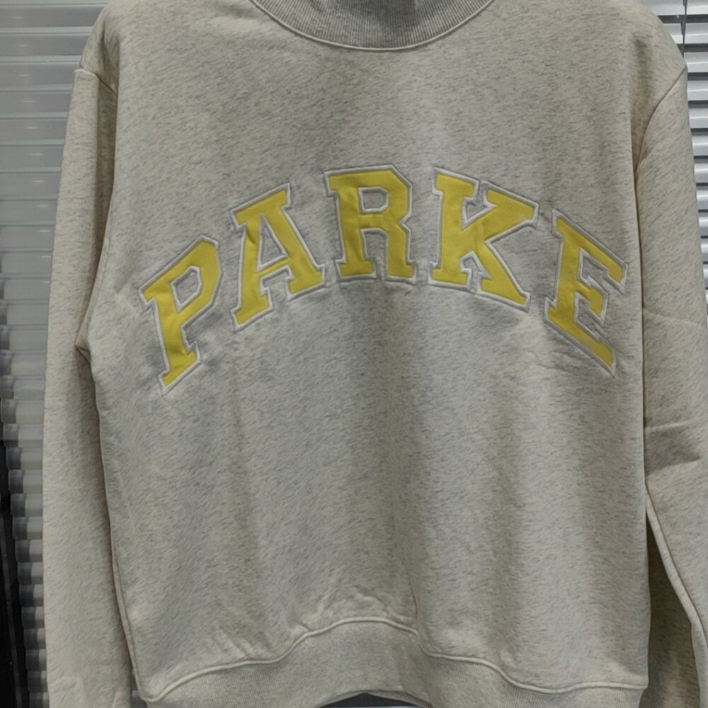 Parke Women's Yellow Crew Neck Sweater